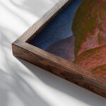 Gebirgsdorf in Mazedonien 1918 Gustav Wunderwald close up dark wood mockup