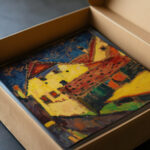 Gelbe Hauser 1909 Alexej von Jawlensky video mockup