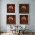 Gelbhaariges Madchen 1919 Ernst Ludwig Kirchner framed posters mockup