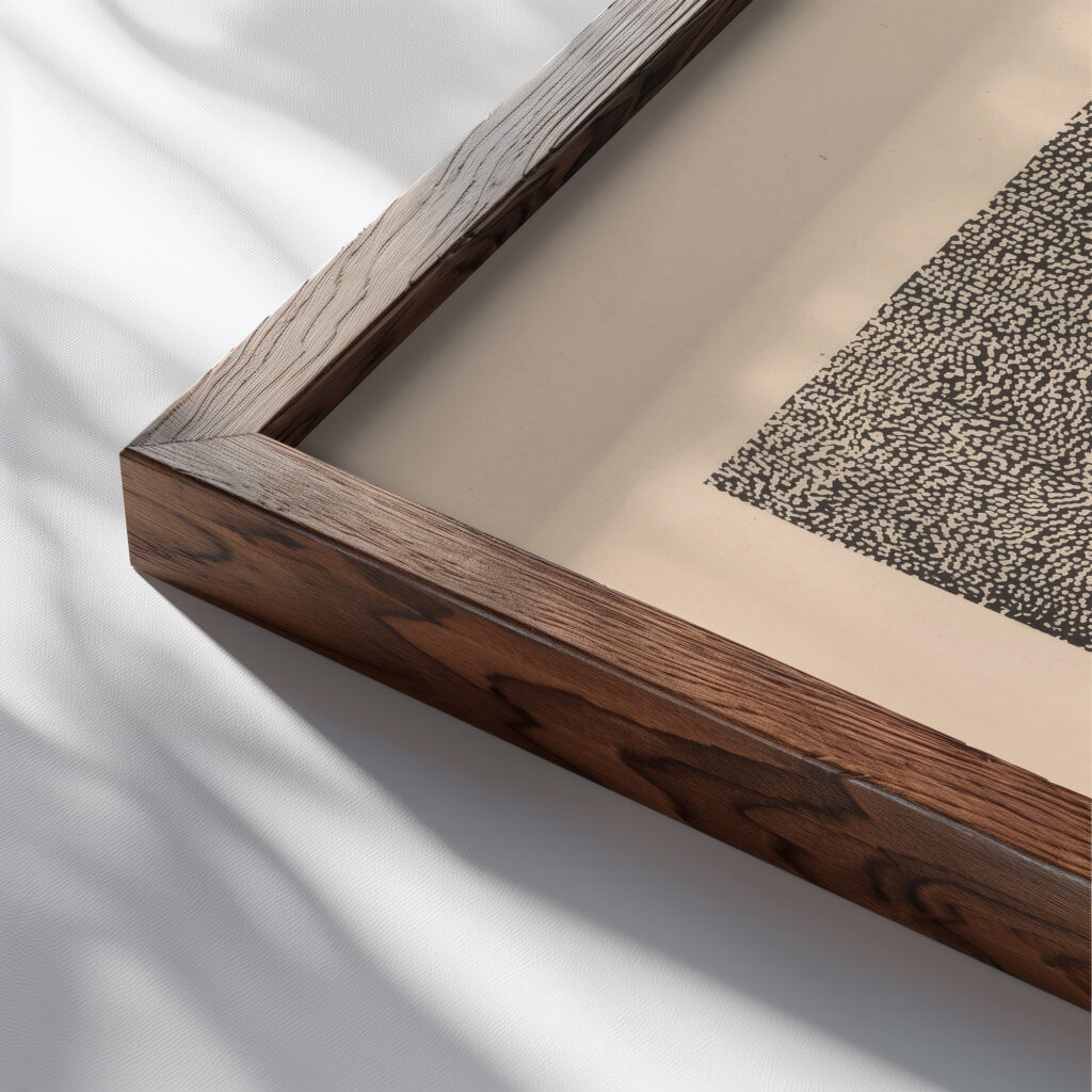 Geliebte 1920 1921 Lothar Schreyer close up dark wood mockup