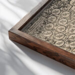 Genealogischer Baum 1519 20 Hans Holbein The Younger close up dark wood mockup