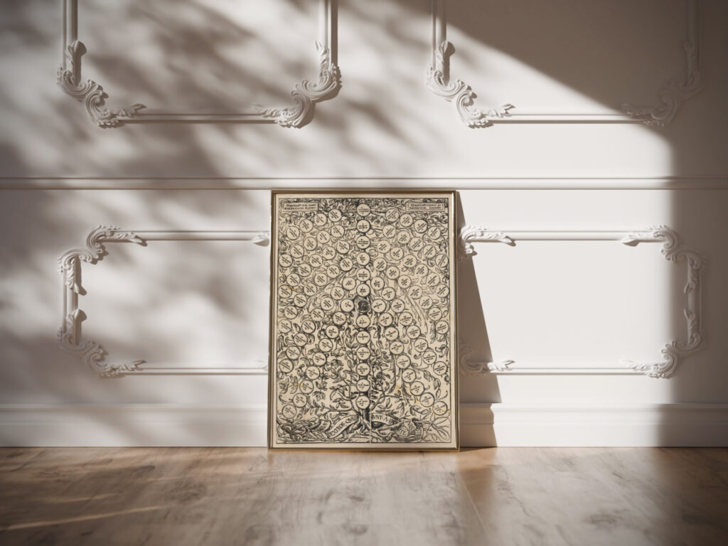 Genealogischer Baum 1519 20 Hans Holbein The Younger video mockup