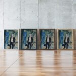 General und Herr im Frack 1931 1933 Wilhelm Thony framed posters mockup