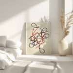 Geometric and wavy lines 2014 Myriam Thyes 4 mockup