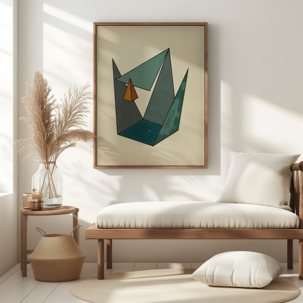 Geometric composition Yakov Chernikhov 1 5 mockup