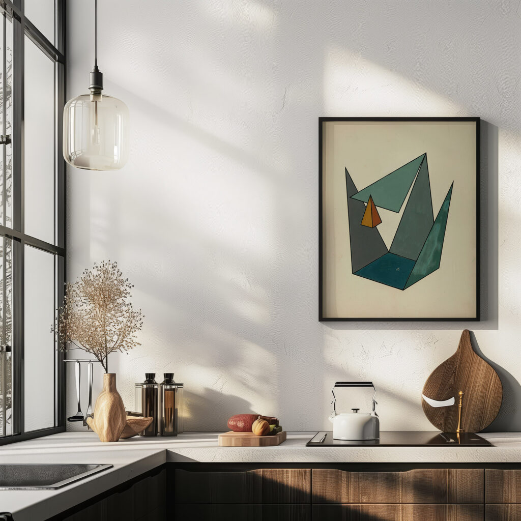 Geometric composition Yakov Chernikhov 1 6 mockup