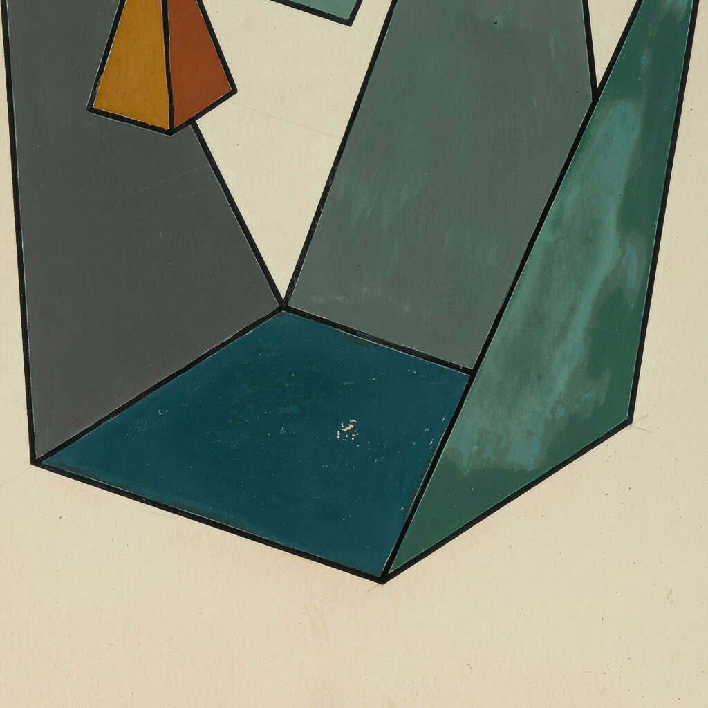 Geometric composition Yakov Chernikhov 1 8 mockup