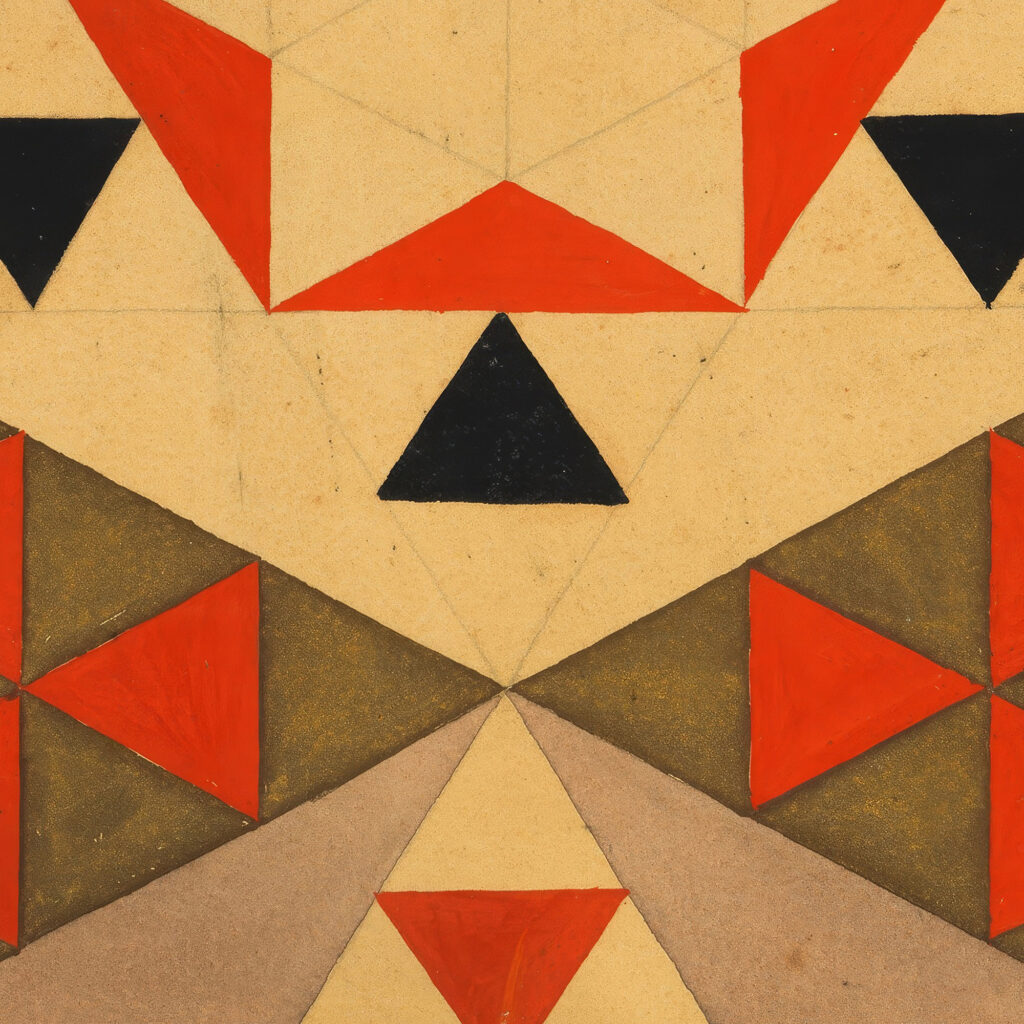 Geometrische Studie Schulerarbeit 1903 Egon Schiele 8 mockup