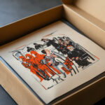Gerichtsszene aus Shaws heiliger Johanna 1925 Ernst Ludwig Kirchner video mockup
