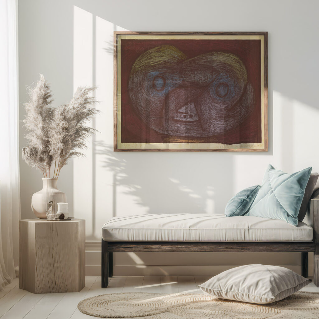 Geschopf aus der Moor Gegend D Creature of the Moorland D 1939 Paul Klee 5 mockup