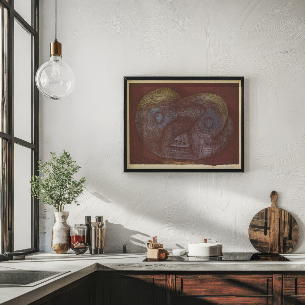 Geschopf aus der Moor Gegend D Creature of the Moorland D 1939 Paul Klee 6 mockup