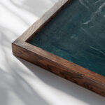 Gesellschaft 1930 Wilhelm Thony close up dark wood mockup