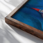 Gespenst 1943 Karl Wiener close up dark wood mockup