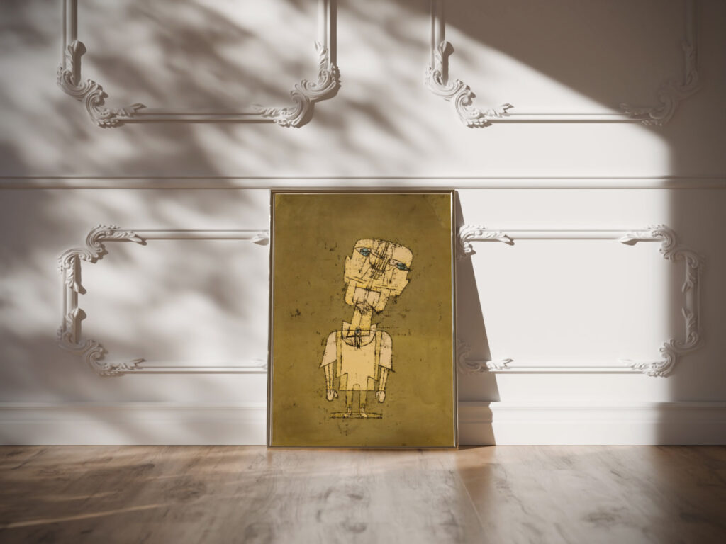 Gespenst eines Genies Ghost of a Genius 1922 Paul Klee video mockup