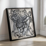 Gestel en vrouw met bloemstuk voor Paul Fierens 1937 Leo Gestel 4 mockup