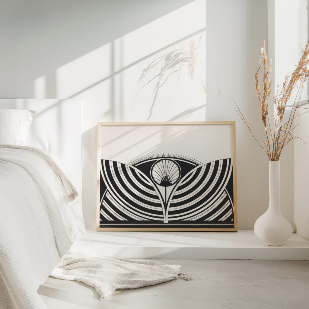 Gestileerd bloemmotief 1905 Samuel Jessurun de Mesquita 1 4 mockup