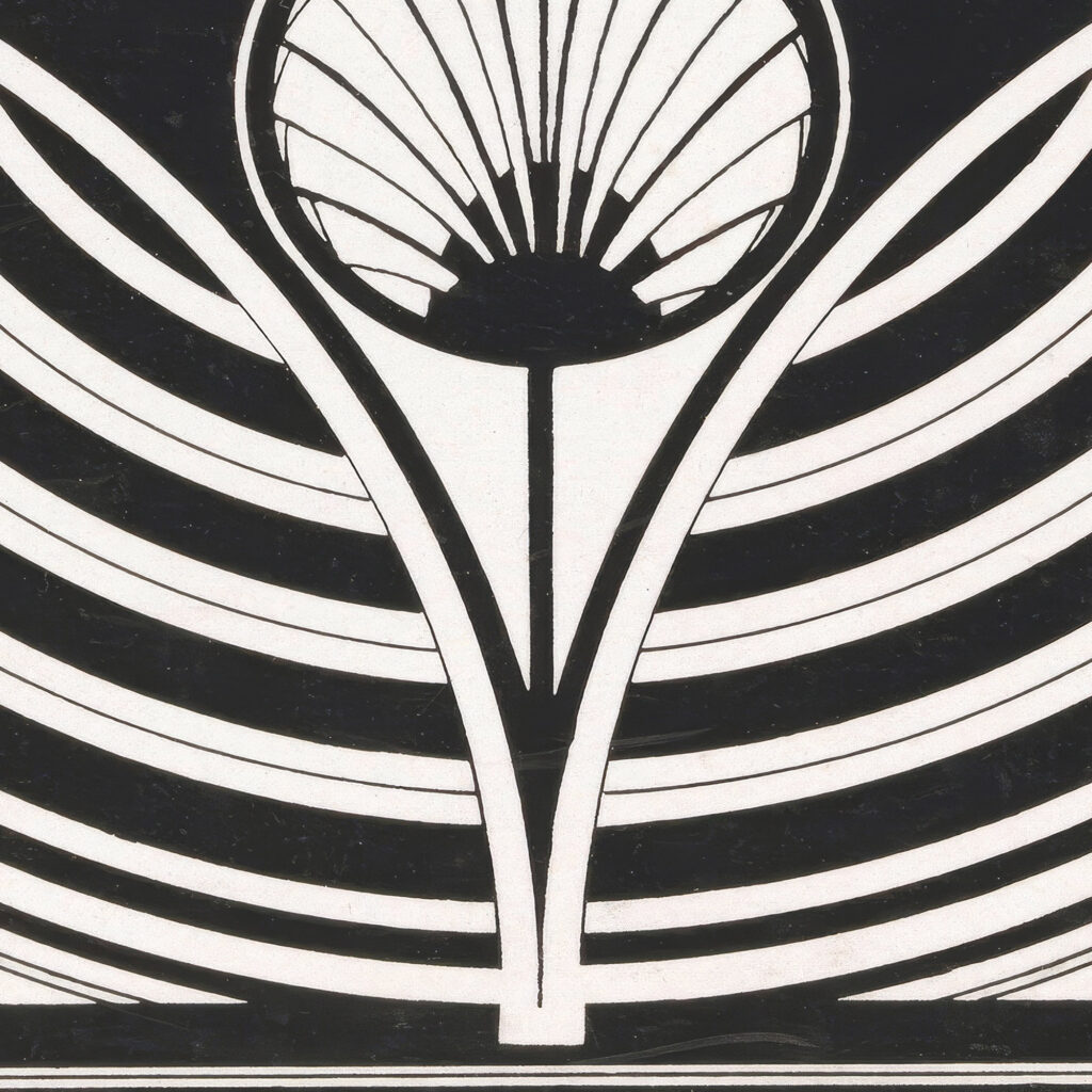 Gestileerd bloemmotief 1905 Samuel Jessurun de Mesquita 1 8 mockup