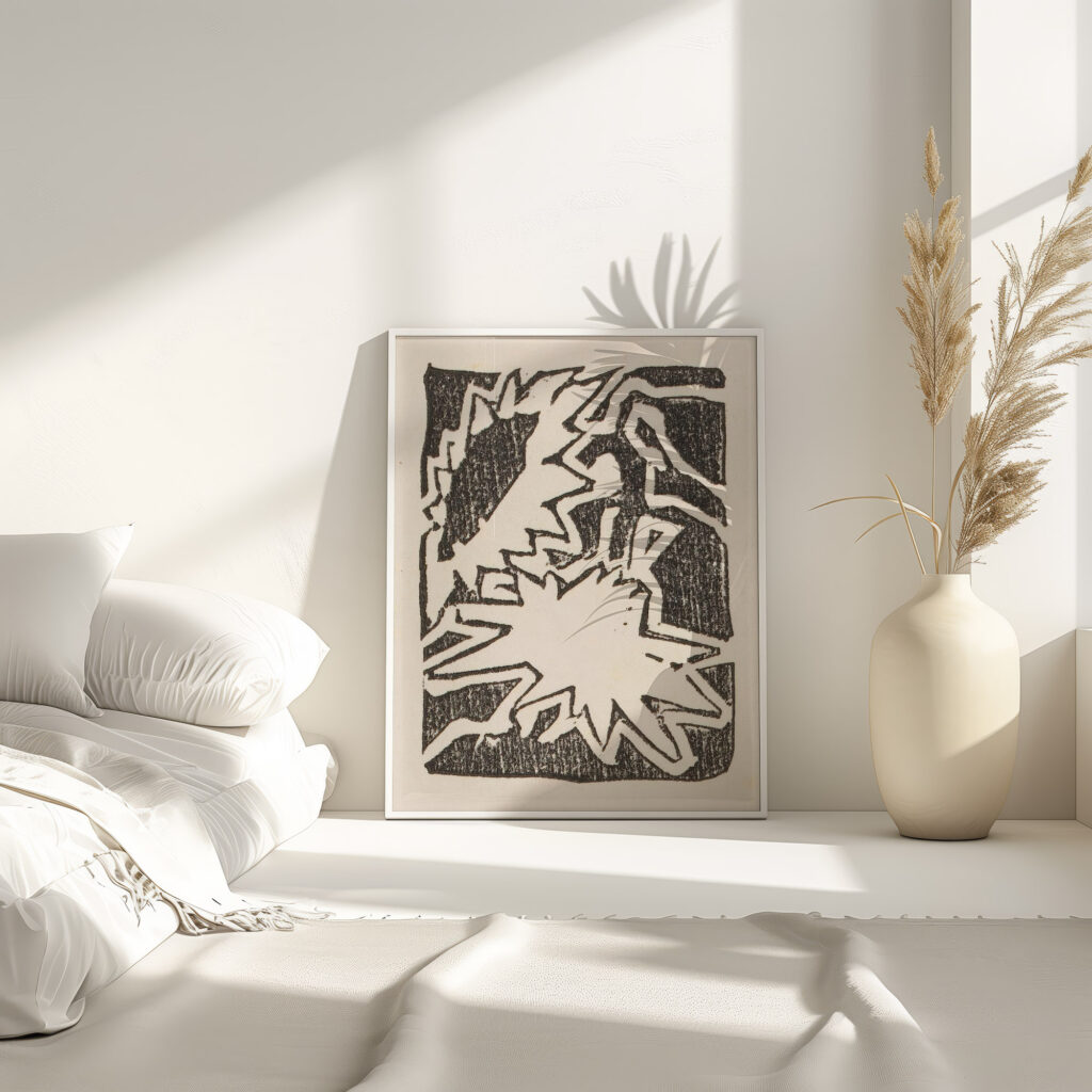 Gestileerde zonnebloem 1906 Reijer Stolk 4 mockup