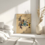 Gewarmtes Kuhl Warmed Cool 1924 Wassily Kandinsky 1 4 mockup