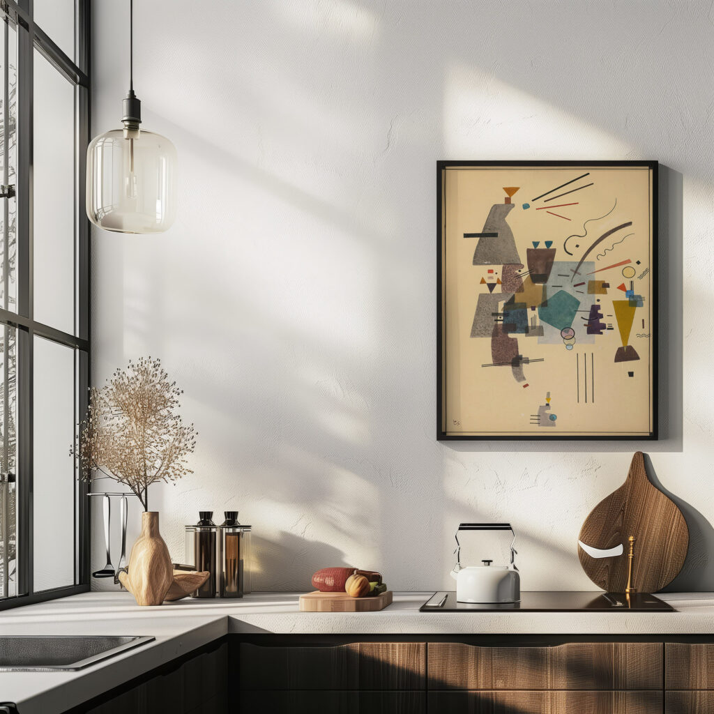 Gewarmtes Kuhl Warmed Cool 1924 Wassily Kandinsky 1 6 mockup