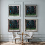 Gewitter around 1922 Karl Wiener framed posters mockup