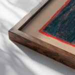 Gewitter around 1923 Karl Wiener close up dark wood mockup