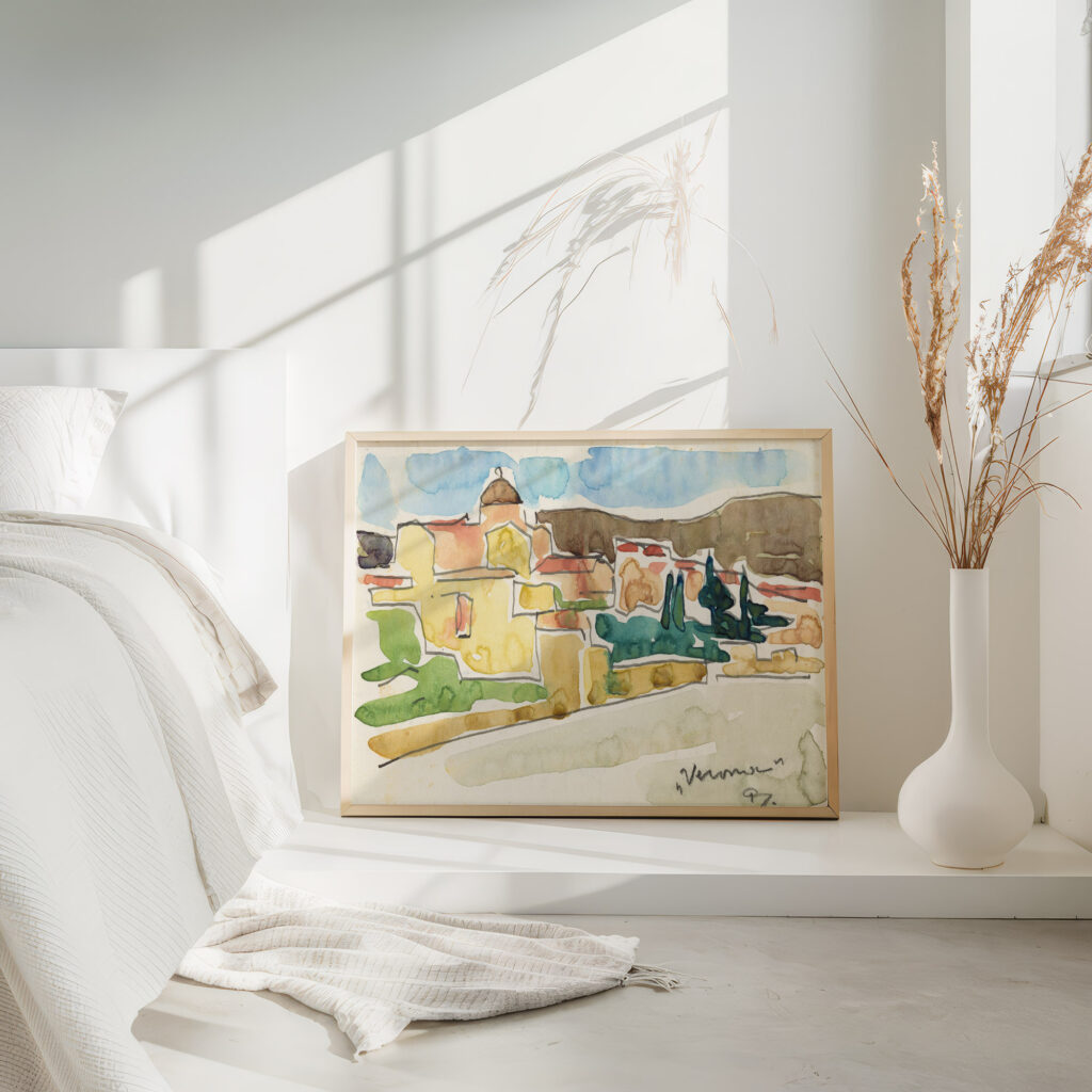 Gezicht op Verona 1906 Reijer Stolk 4 mockup