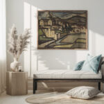 Gezicht op een Italiaanse stad 1920 Reijer Stolk 5 mockup