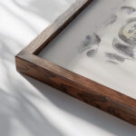 Ghosts 1932 Paul Nash close up dark wood mockup