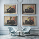 Ghosts Osvald 1920 Edvard Munch framed posters mockup