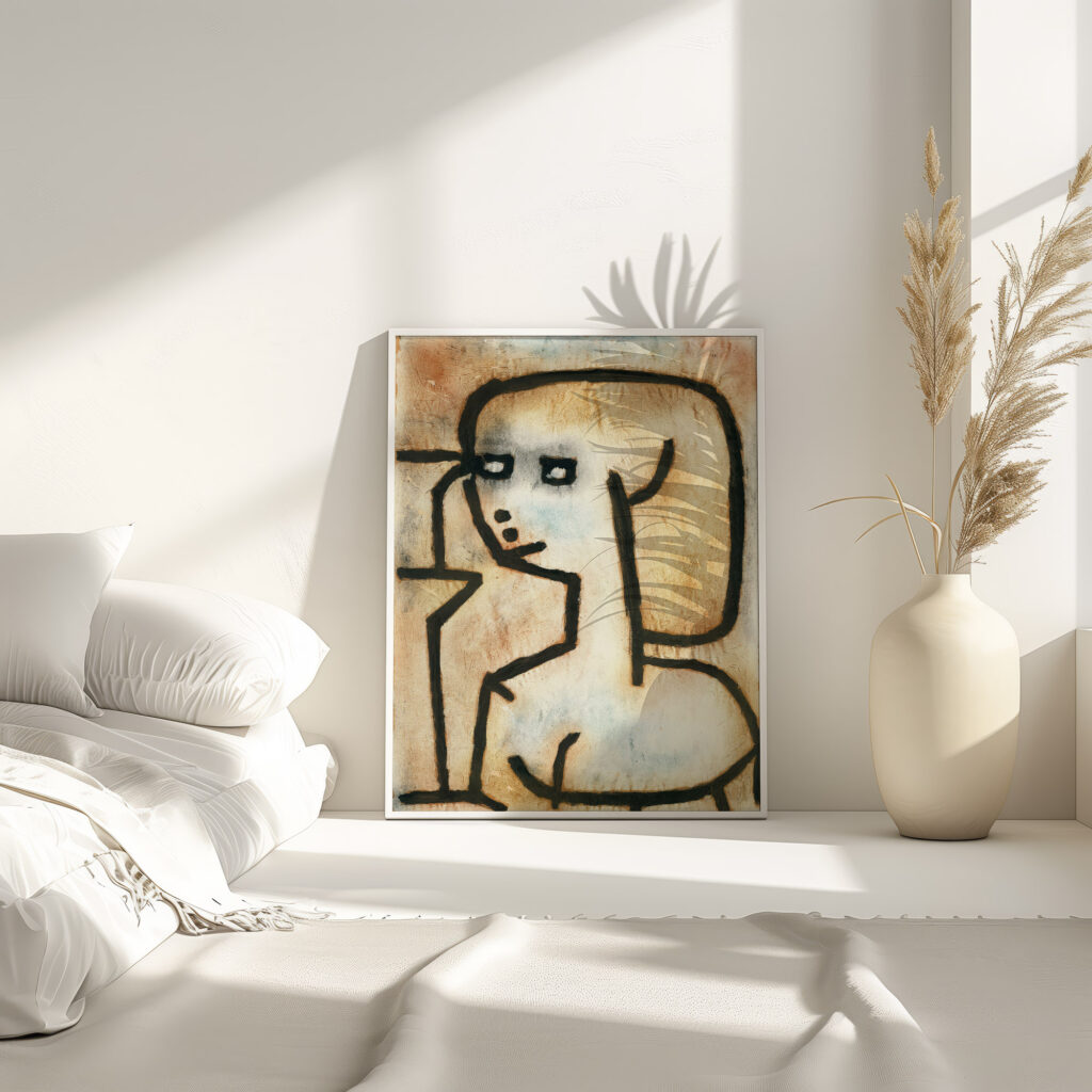 Girl in Mourning 1939 Paul Klee 4 mockup