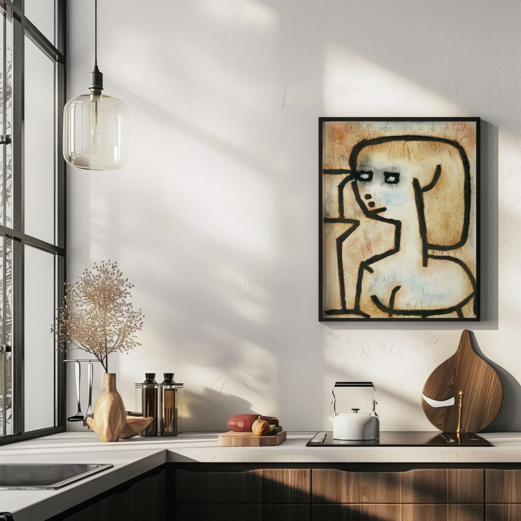 Girl in Mourning 1939 Paul Klee 6 mockup