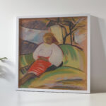 Girl in a Red Skirt 1931 Zolo Palugyay 5 mockup