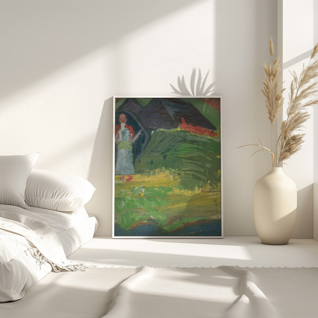 Girl in front of a Shepherds Hut 1925–1935 Arnold Peter Weisz Kubincan 4 mockup