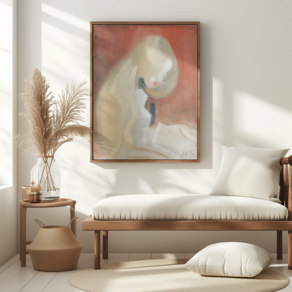 Girl with Blonde Hair 1916 Helene Schjerfbeck 5 mockup