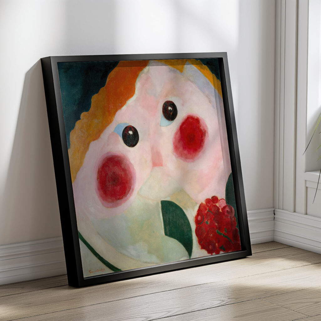 Girl with Buttercups 1914 Theo van Doesburg 4 mockup