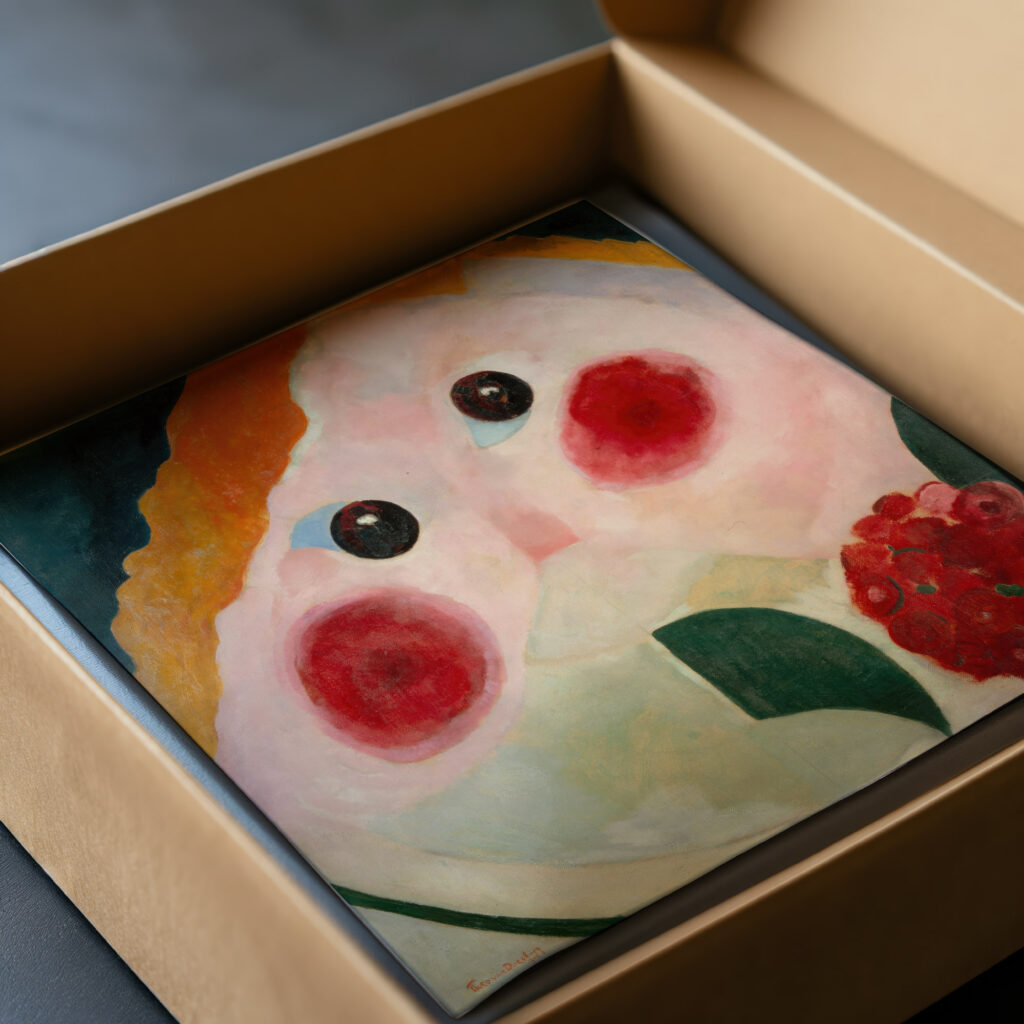 Girl with Buttercups 1914 Theo van Doesburg video mockup