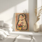 Girl with a basket of flowers 1937 1938 Mikulas Galanda 4 mockup