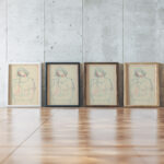 Girl with a jug 1932–1936 Mikulas Galanda framed posters mockup