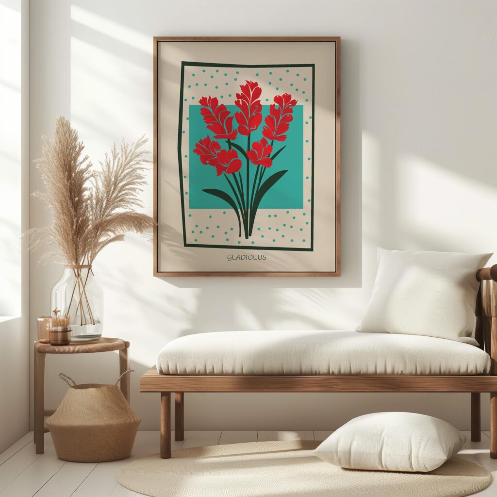 Gladiolus 5 mockup