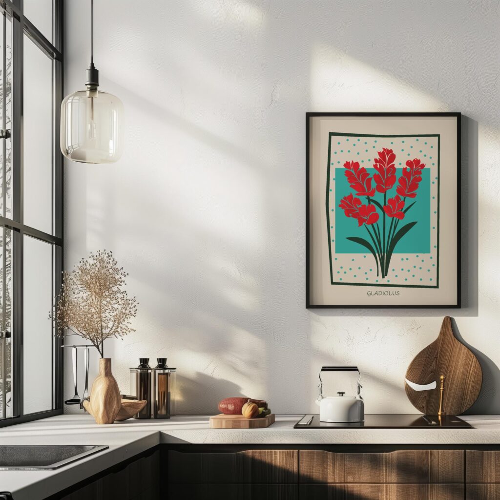 Gladiolus 6 mockup