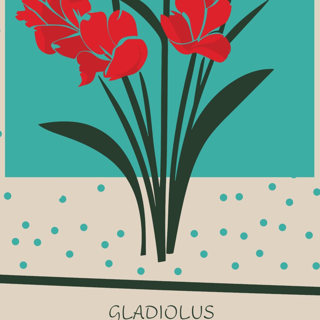 Gladiolus 8 mockup