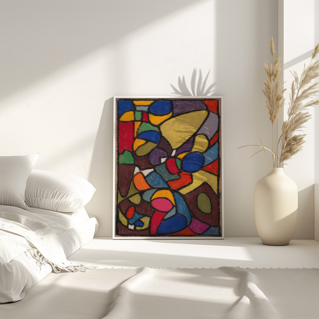 Glasfensterentwurf 1932 Adolf Holzel 4 mockup