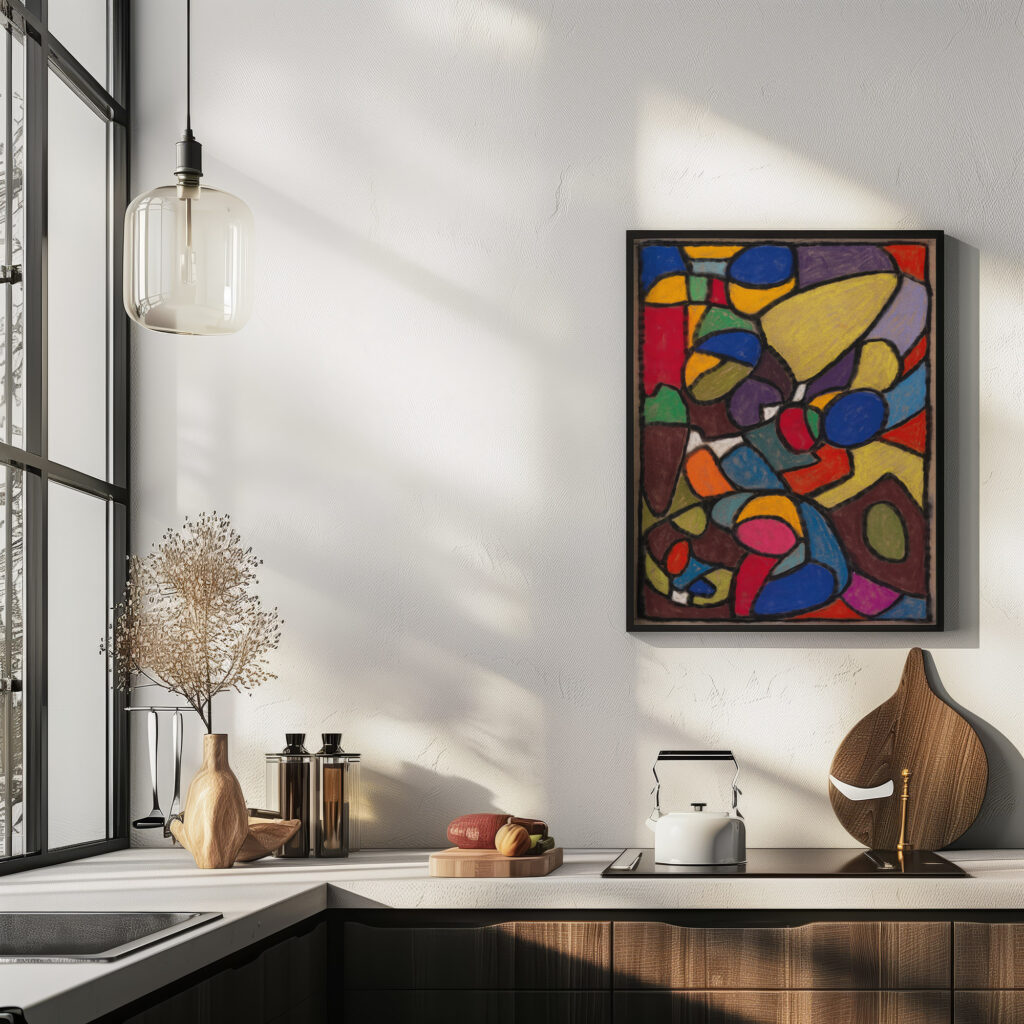 Glasfensterentwurf 1932 Adolf Holzel 6 mockup