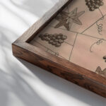 Glastraube Glass Grapes 1913–1922 Unknown close up dark wood mockup