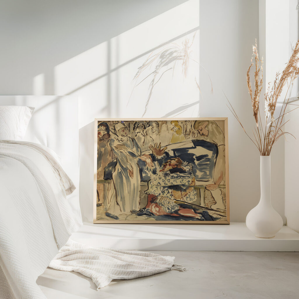 Gloucester and Princess Anne. Scene from Shakespeares Richard III Ernst Josephson 4 mockup