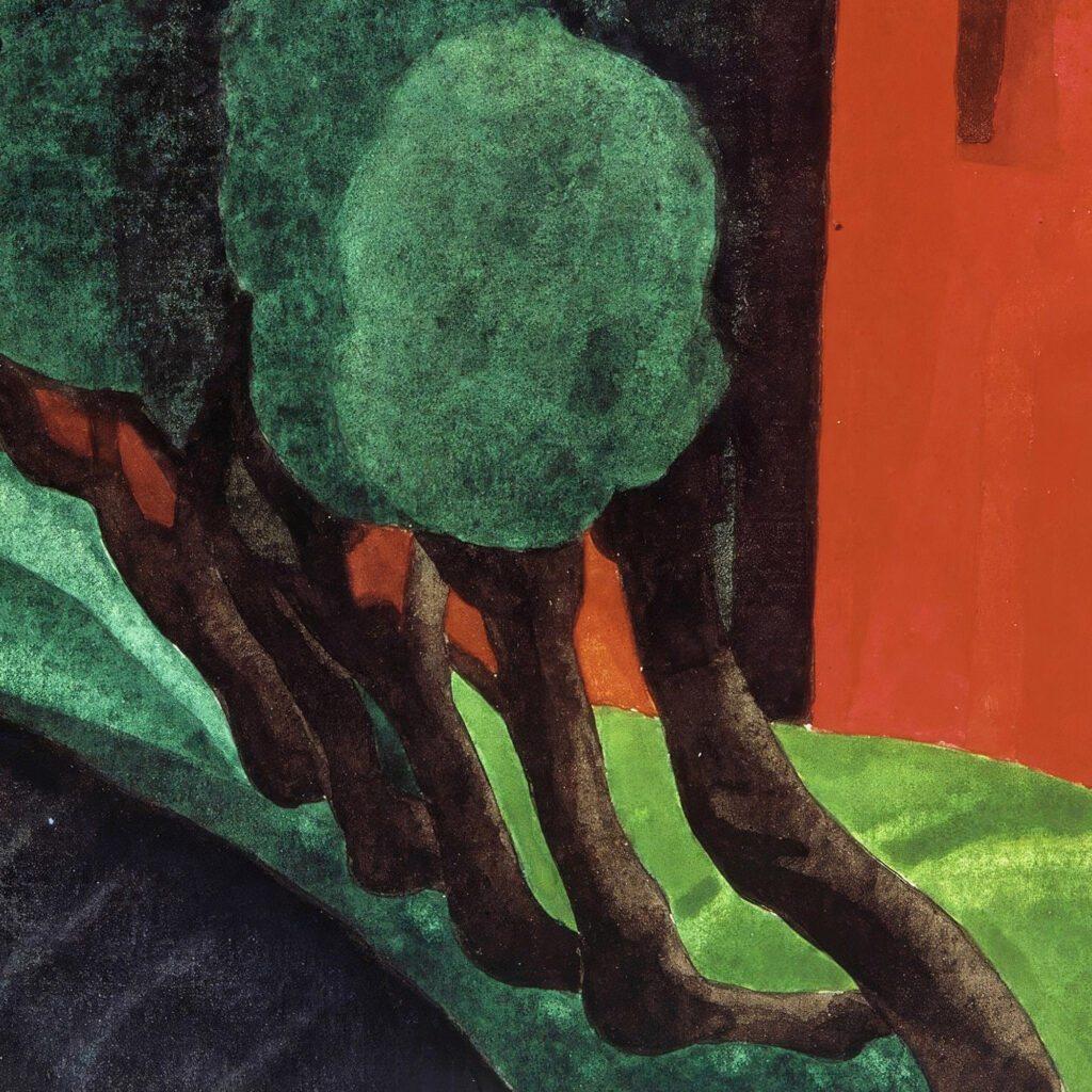 Glowing Night 1924 Oscar Bluemner 8 mockup