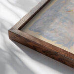 Goat herder 1936–1937 Mikulas Galanda close up dark wood mockup