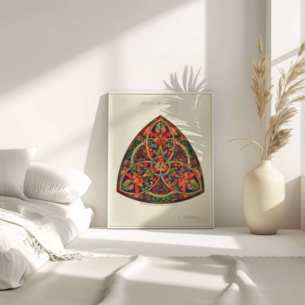 Gothic Ornament ca 1900 Elizabeth A. Nedwill 4 mockup