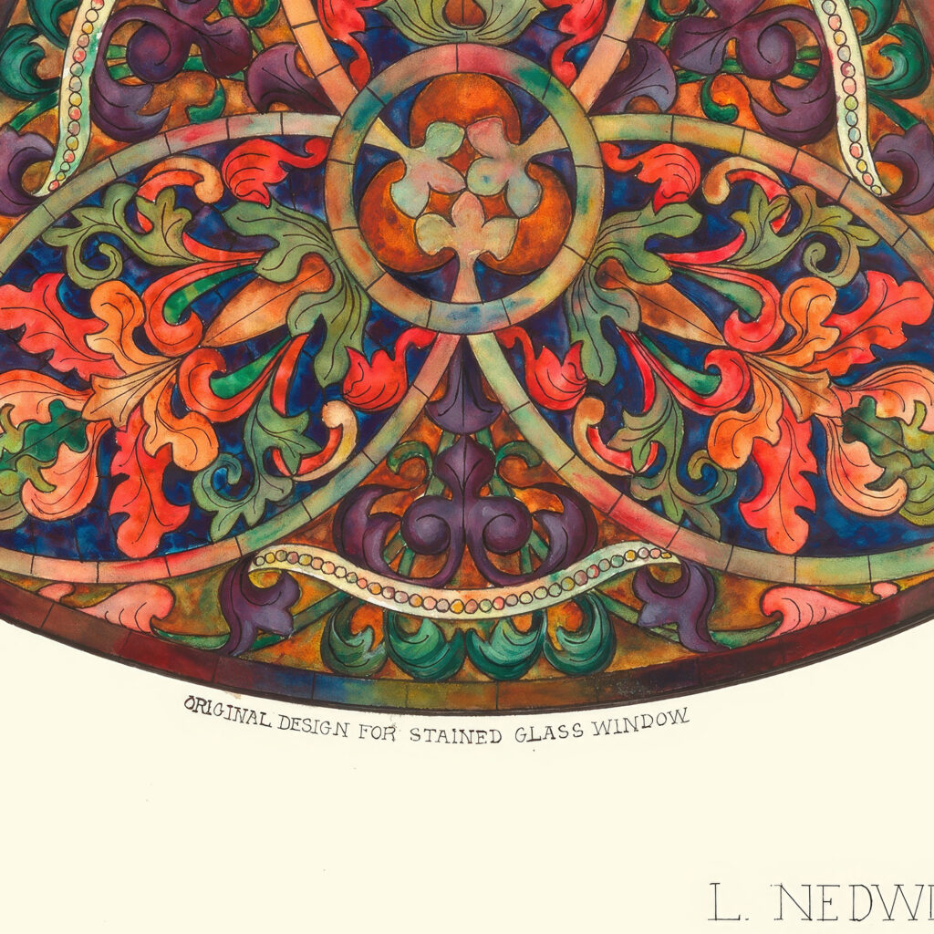 Gothic Ornament ca 1900 Elizabeth A. Nedwill 8 mockup